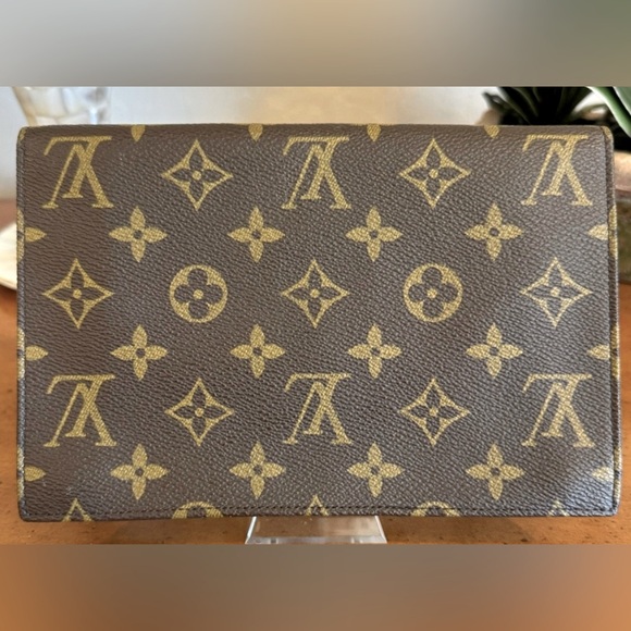 💛🤎 Louis Vuitton Monogram Pochette Rabat Clutch - Picture 2 of 11